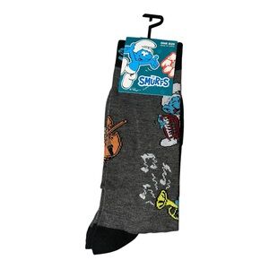 Smurfs Men’s Crew Socks Size 7-12